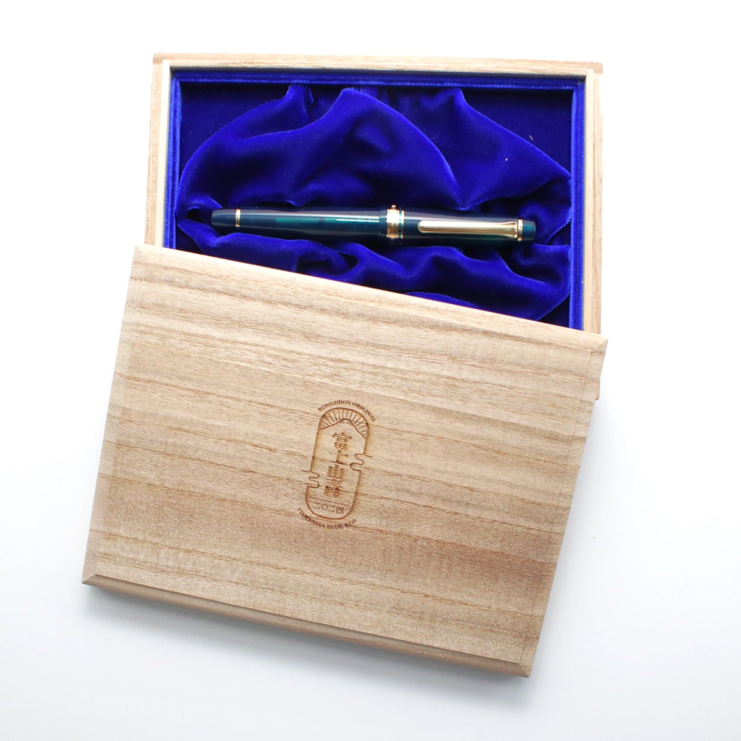 BUNGUBOX Original Oversized Fountain Pen - Fujiyama Blue