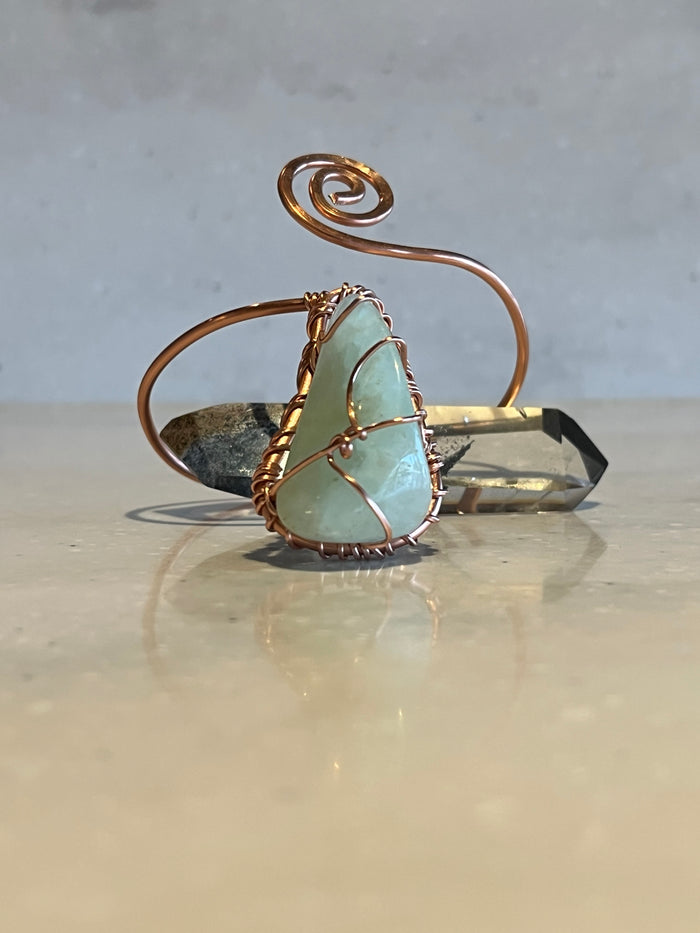 BRONZE+PREHNITE ARMBAND