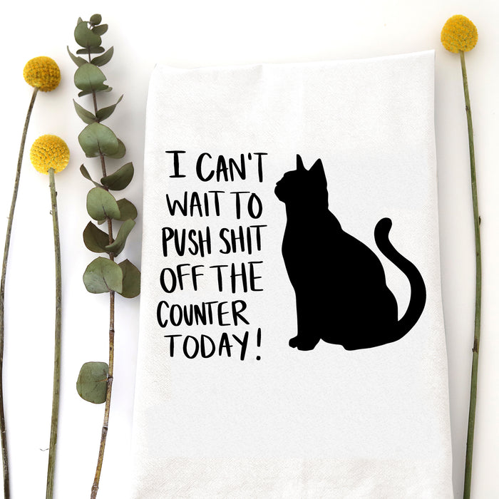 CATS PUSH - TEA TOWEL