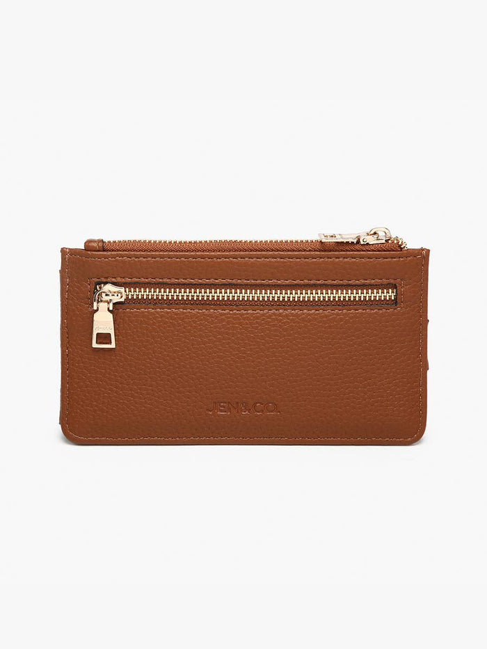 WL2541RF Mae RFID Multi-Card Wallet w/ Strap Snap Closure: Mocha Jen & Co.