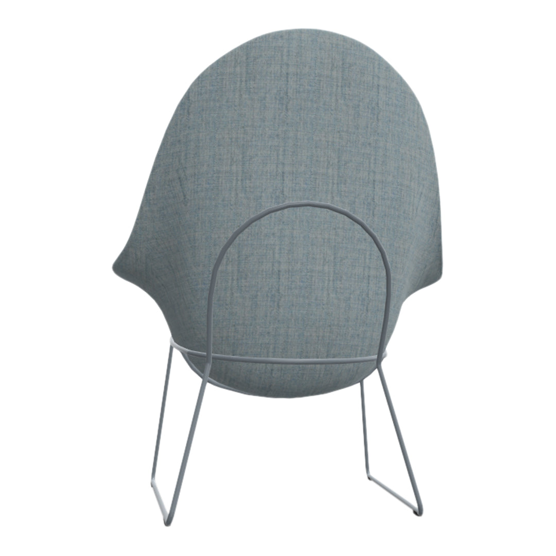 Atticus 09 Lounge Chair  - High -  Sled Base
