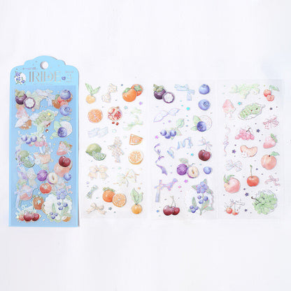 BGM - Foil Stamping Iride Sticker Sheets - Fruits
