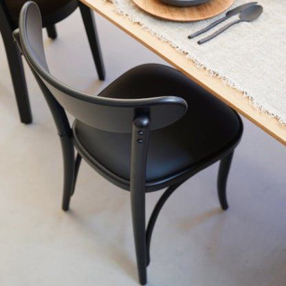 Banana Side Chair - Seat Upholstered - Beech Frame