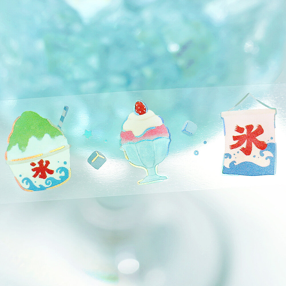BGM Clear Tape - Foil Stamping - 2026 Summer Limited - Summer-Colored Ice