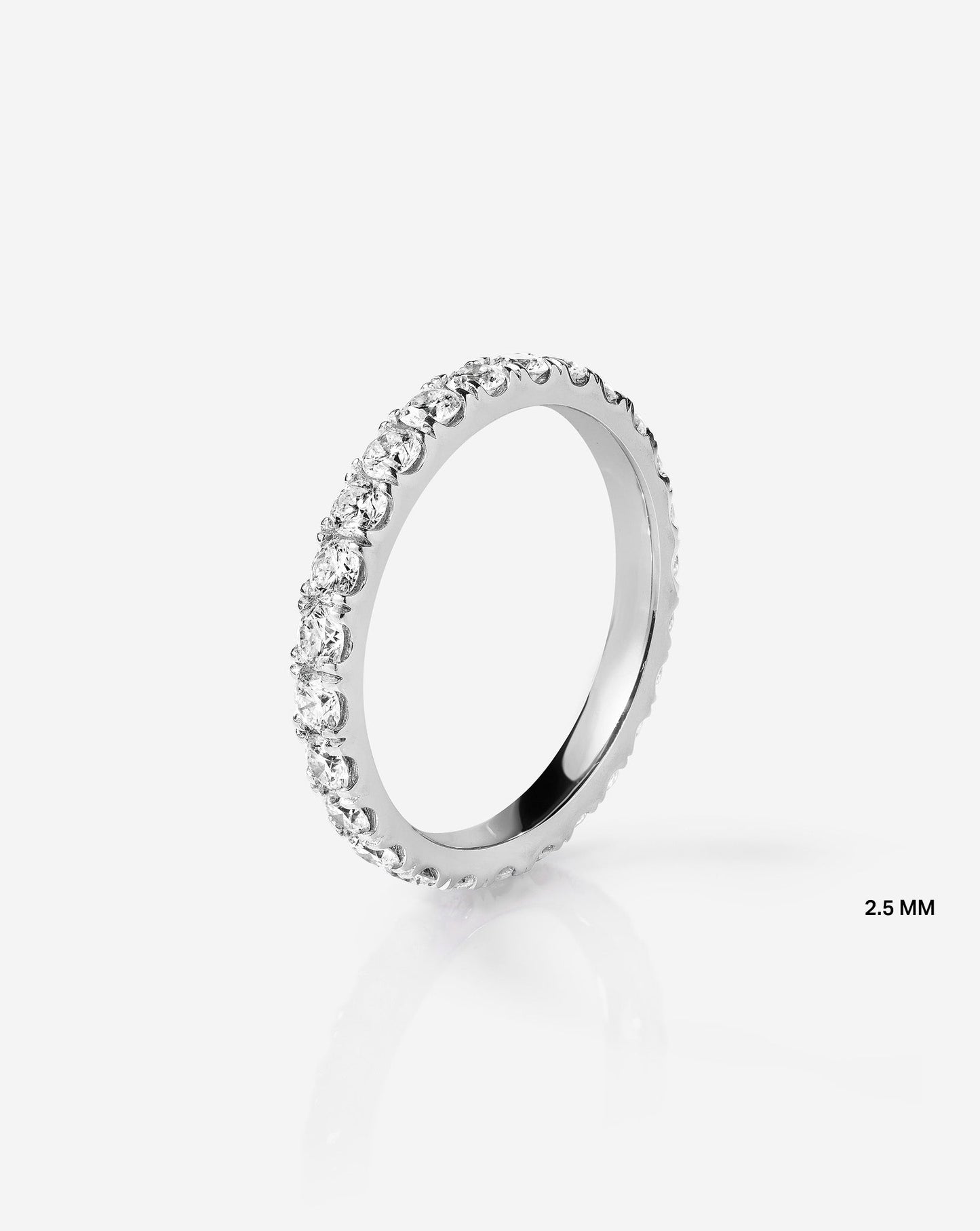 2.5 mm Classic Diamond Ring