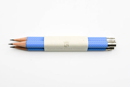 Faber-Castell - Graf von Faber-Castell Perfect Pencil - Gulf Blue Pocket Pencils - Pack of 3