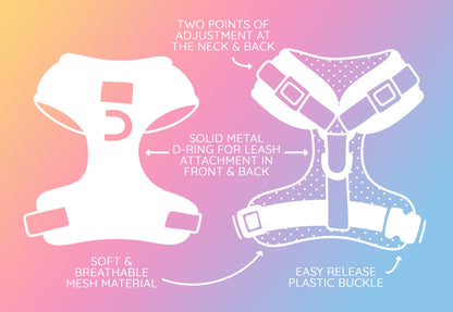 Dog Adjustable Harness - Disney's Ariel