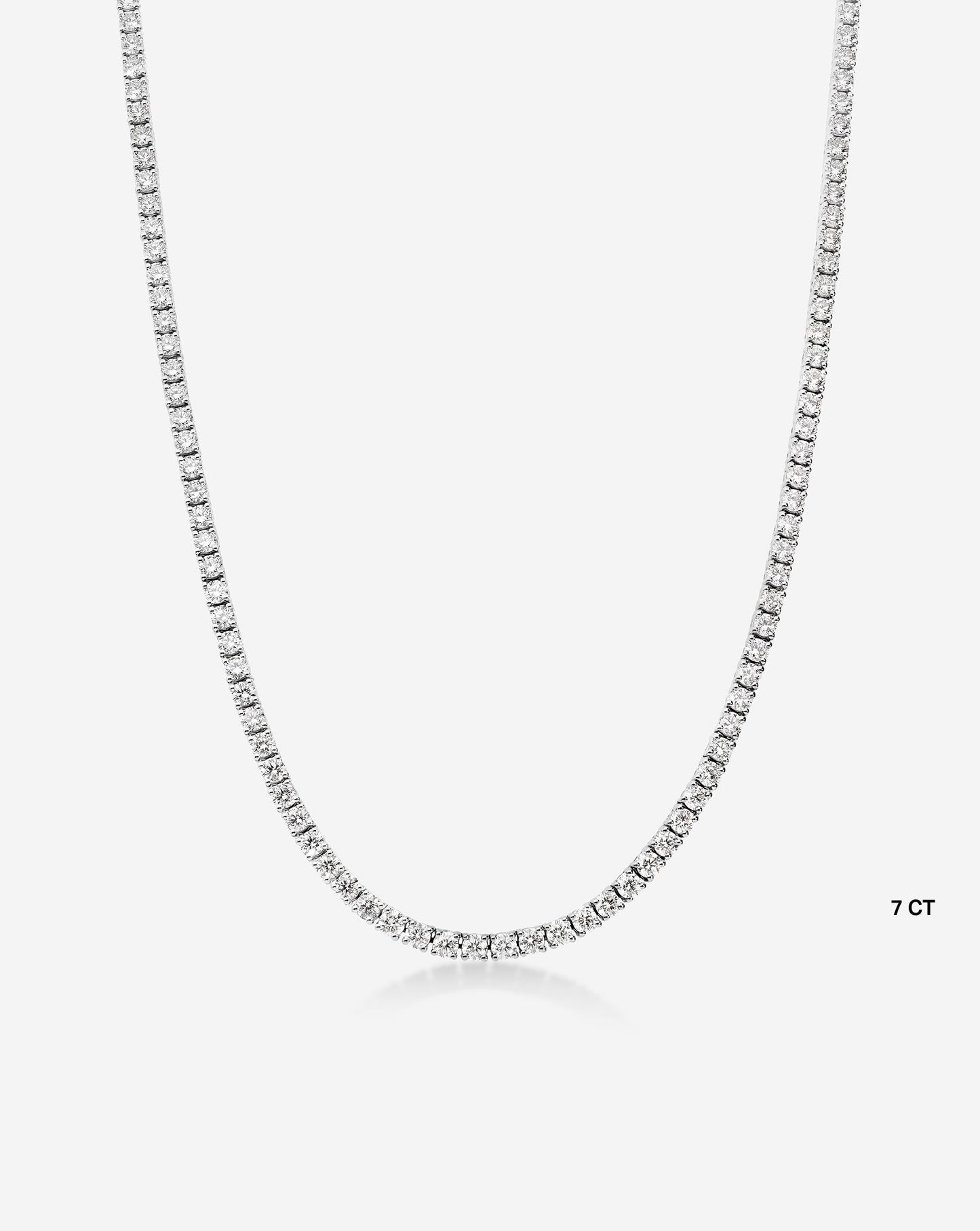 Classic Diamond Tennis Necklace