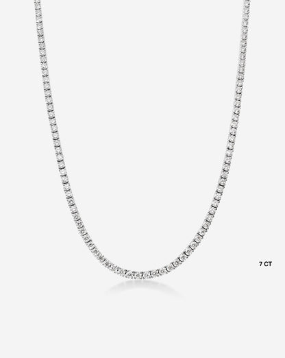 Classic Diamond Tennis Necklace