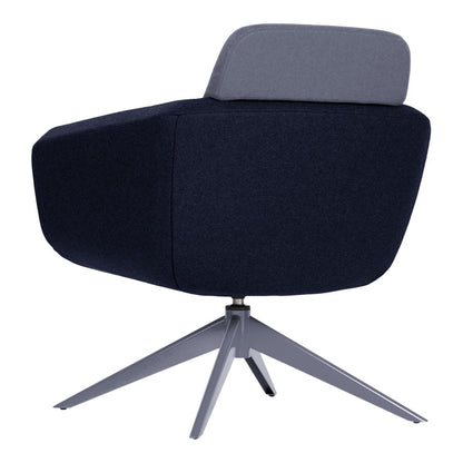Arca Lounge Armchair - Steel Base