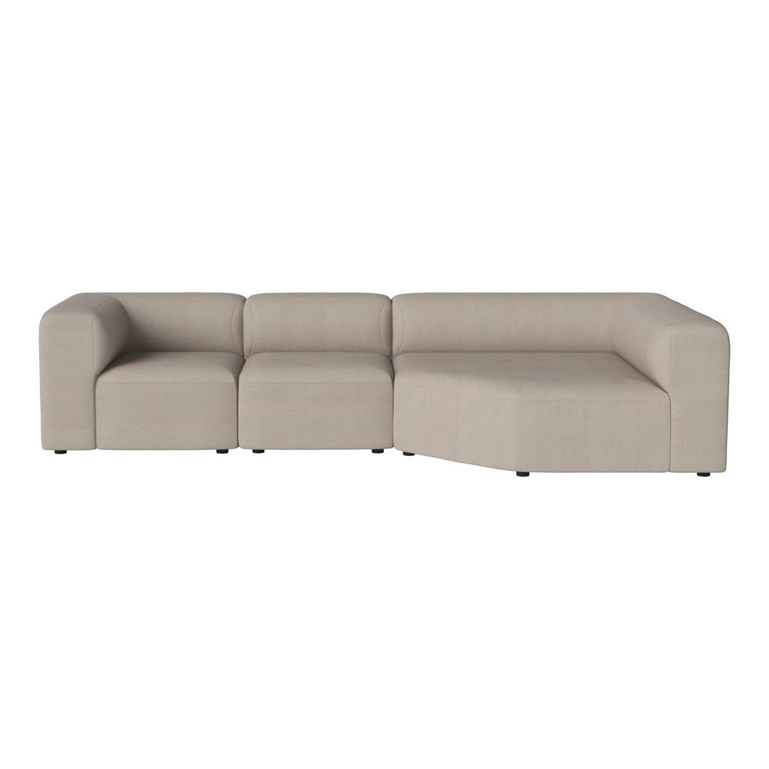 Angle 3-Seater Sofa w/ Large Corner