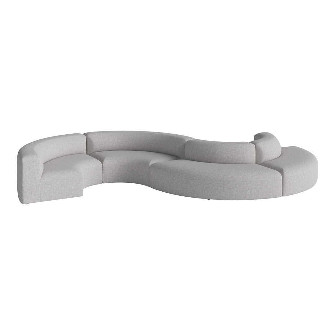 Angle Curved S-Shaped Sofa