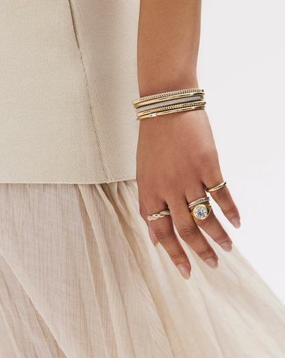 Baguette Cloud Bangle