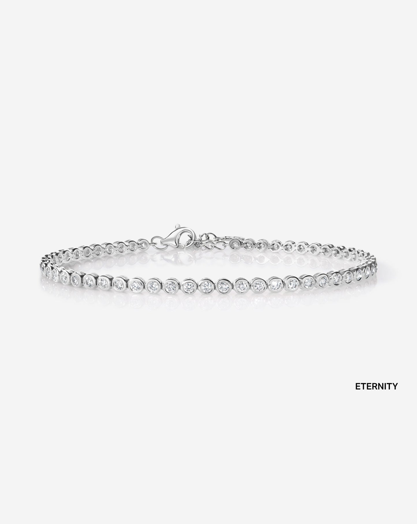 Bezel Mini Diamond Tennis Bracelet