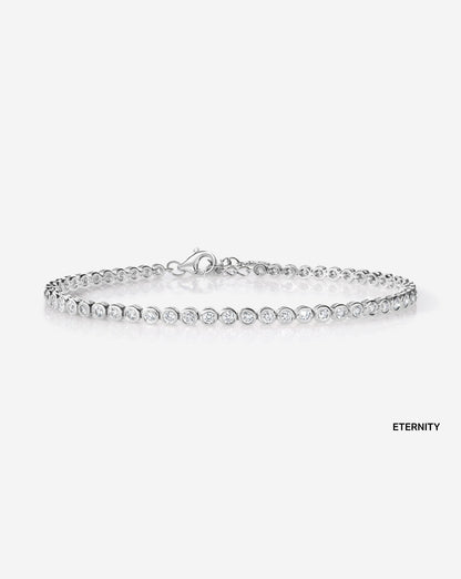 Bezel Mini Diamond Tennis Bracelet