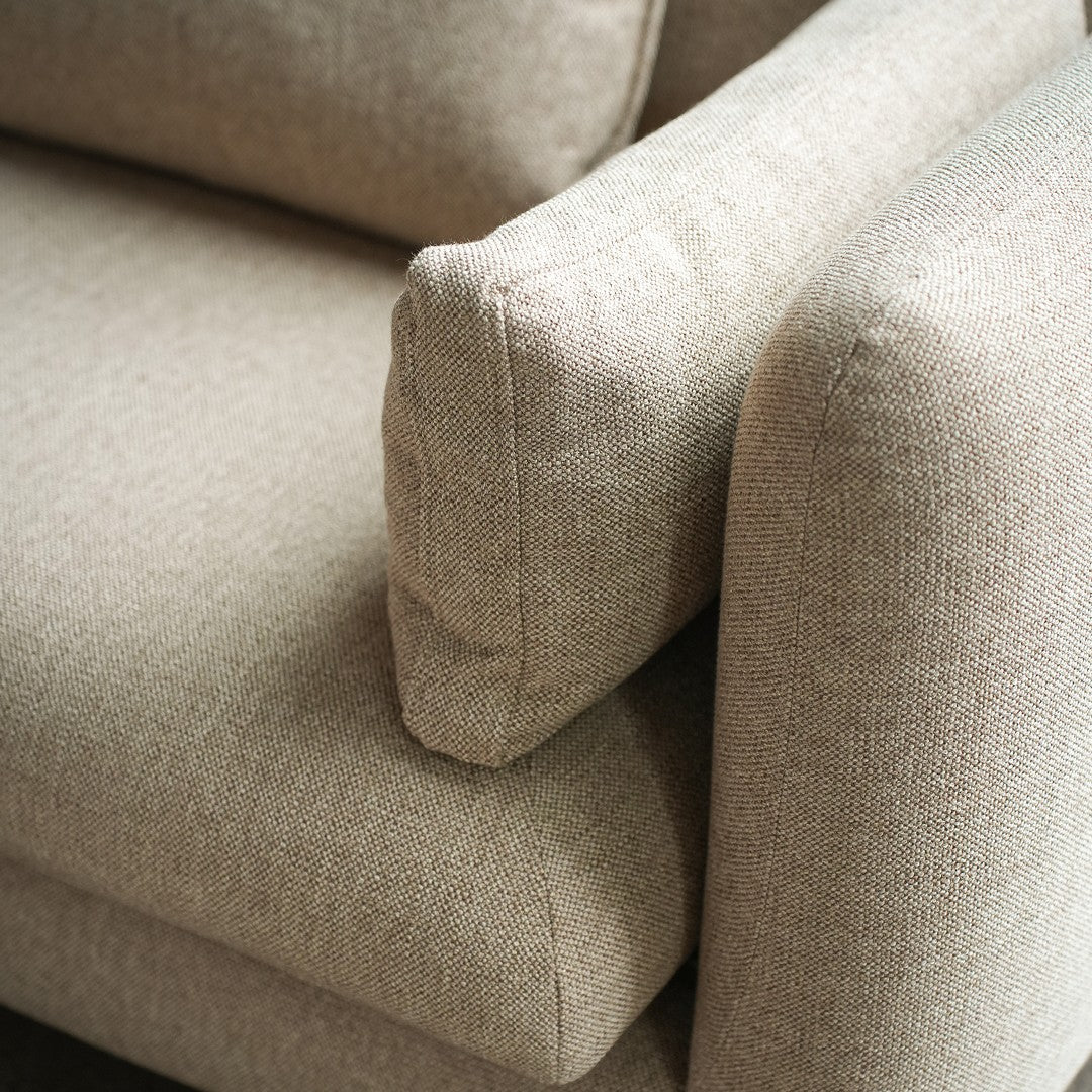 Bloom 2-Seater Sofa w/ Chaise Lounge - Plinth Base