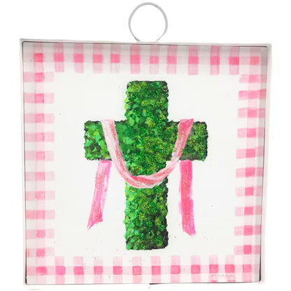 Boxwood cross mini Gallery Signs