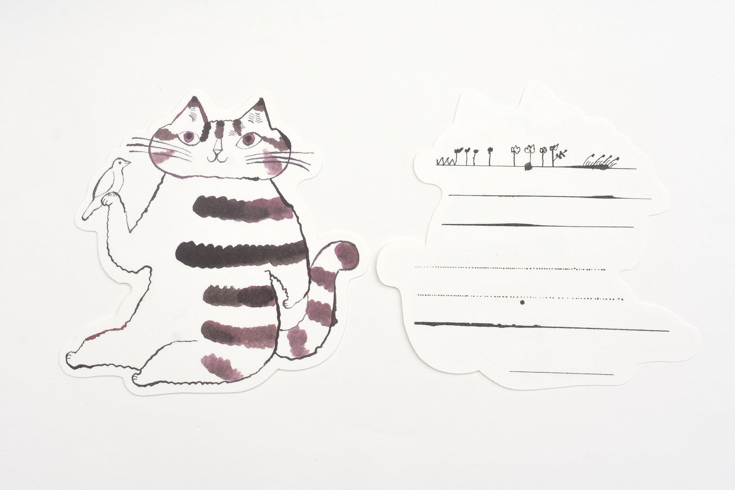 Classiky - Toranekobonbon Cat Cutout Message Cards