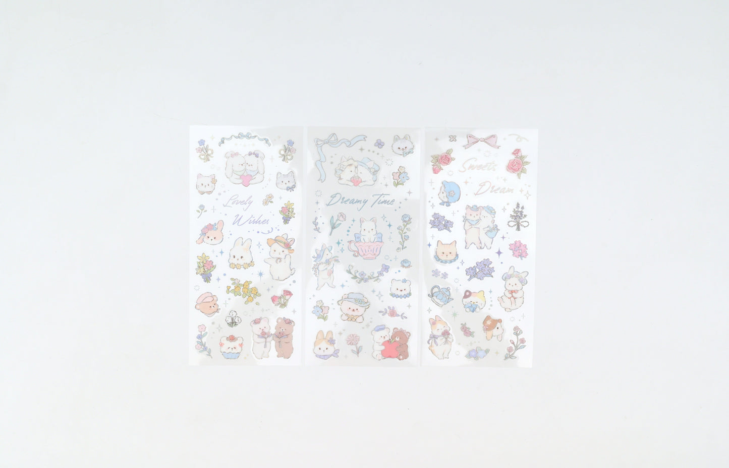 BGM Foil Stamping Iride Sticker Sheets - Fairytale Animals