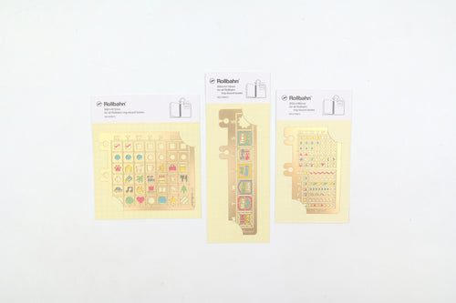 Delfonics Rollbahn Calendar Drawing Template - Gold
