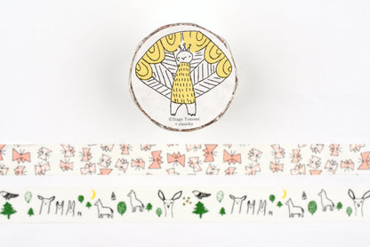 Classiky - Irago Tomomi Masking Tape - Forest and Butterfly - Set of 2