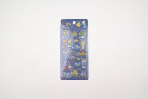BGM 3D Sticker Sheet - Kyururun - Cafe a la Mode - Shell