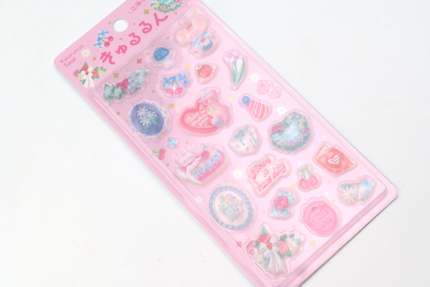 BGM 3D Sticker Sheet - Kyururun - Merci