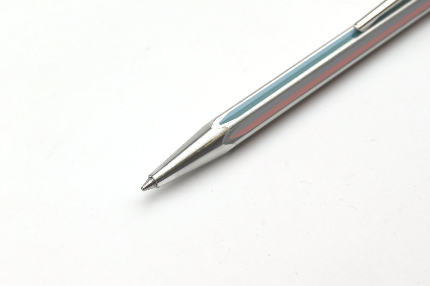 Caran d'Ache x Paul Smith 849 Ballpoint Pen - Silver - 5th Edition
