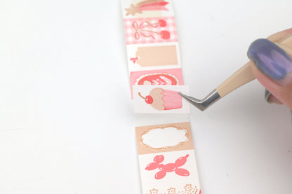 Beverly Baum Label Roll Stickers - Log
