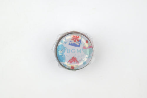 BGM Clear Tape - Foil Stamping - 2026 Summer Limited - Summer-Colored Ice
