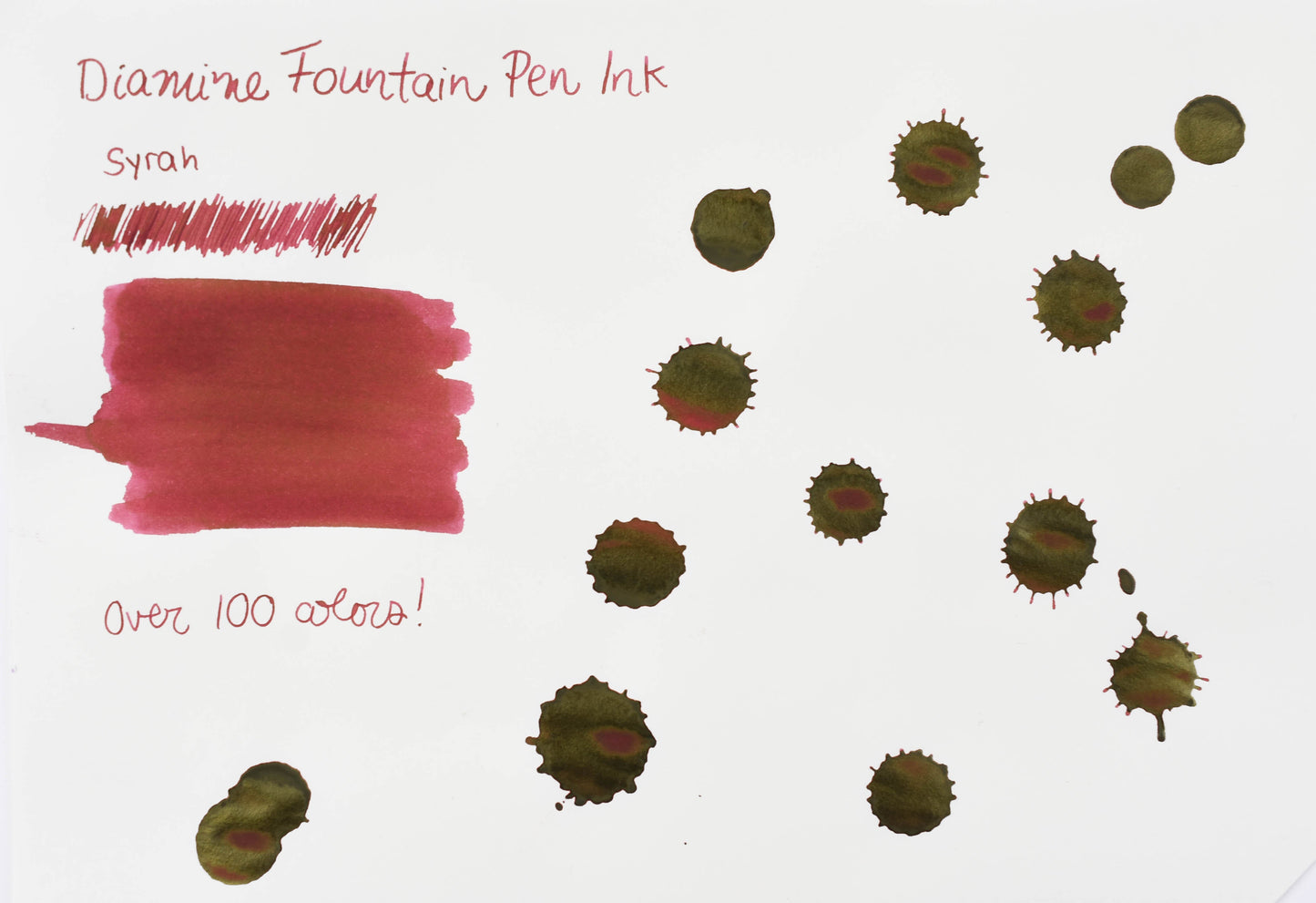 Diamine Fountain Pen Ink - Syrah - 30mL