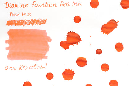 Diamine Fountain Pen Ink - Peach Haze - 30mL