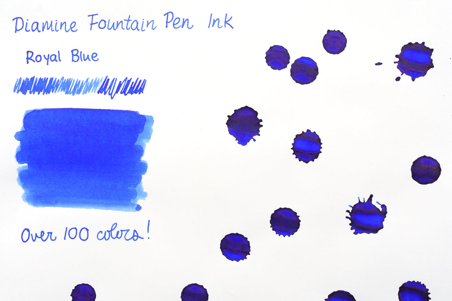 Diamine Fountain Pen Ink - Royal Blue - 30mL