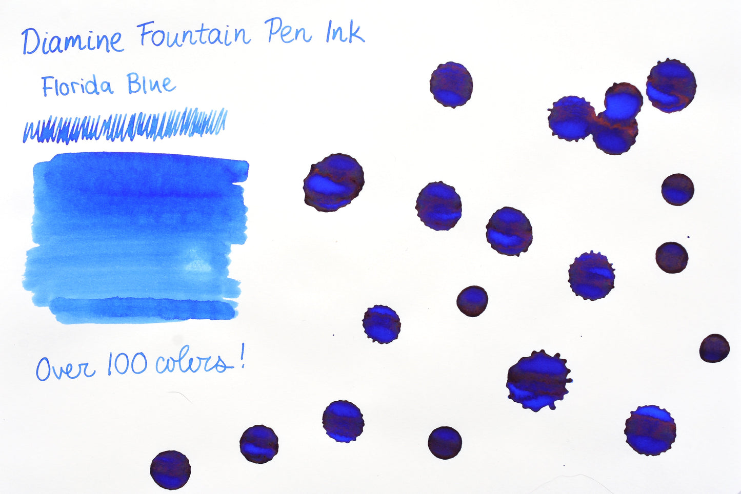 Diamine Fountain Pen Ink - Florida Blue - 30mL