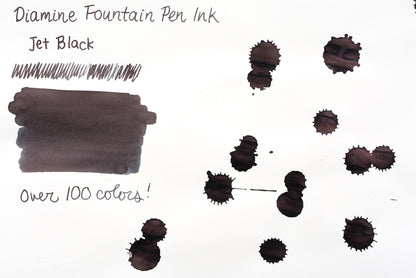 Diamine Fountain Pen Ink - Jet Black - 30mL