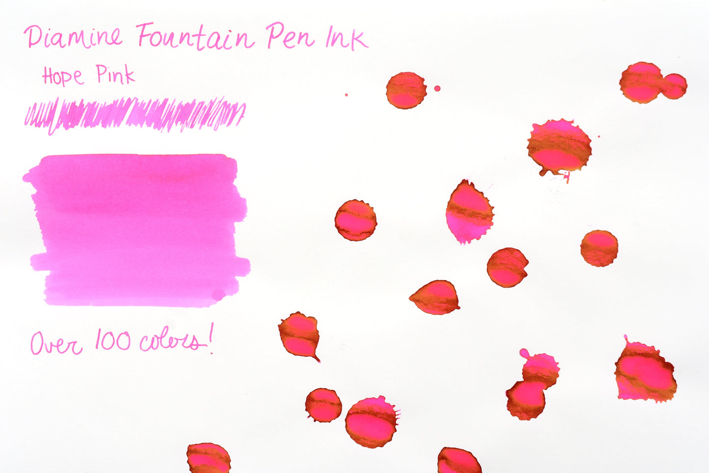 Diamine Fountain Pen Ink - Hope Pink - 30mL