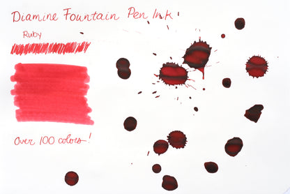 Diamine Fountain Pen Ink - Ruby - 30mL
