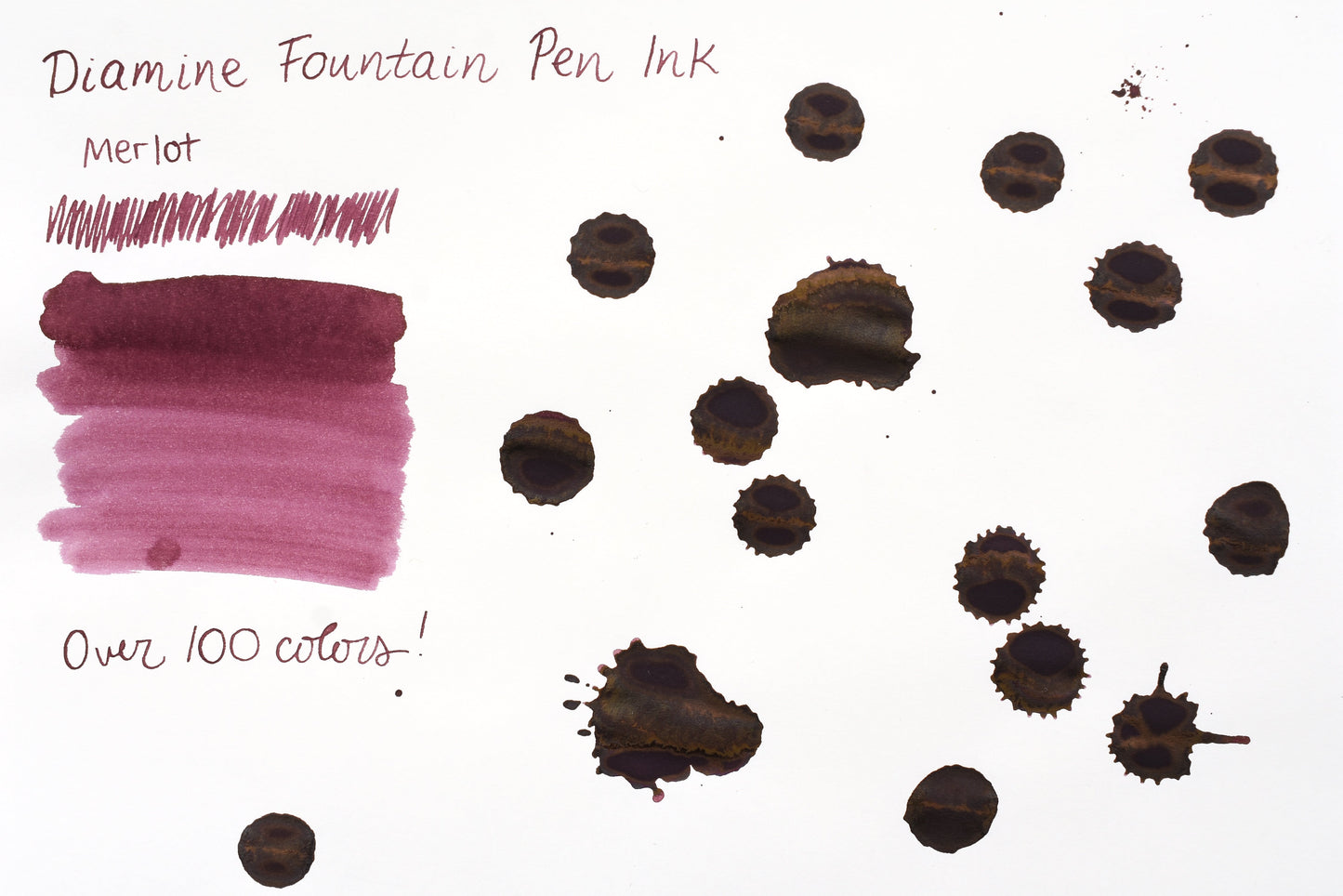 Diamine Fountain Pen Ink - Merlot - 30mL