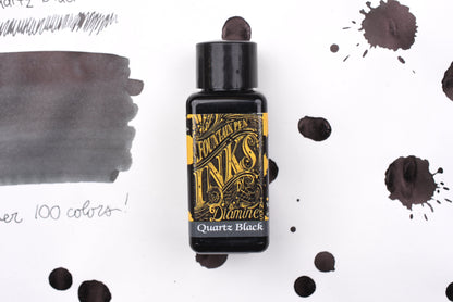 Diamine Fountain Pen Ink - Quartz Black - 30mL