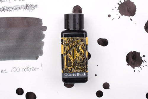 Diamine Fountain Pen Ink - Quartz Black - 30mL