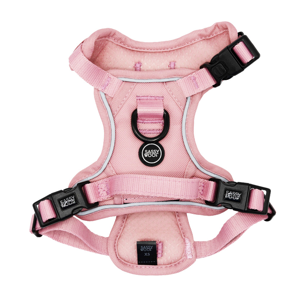 Dog Step-in Harness - Dusty Rose