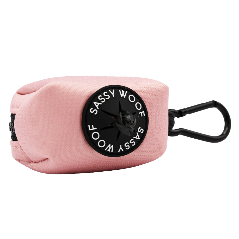 Dog Waste Bag Holder - Dusty Rose