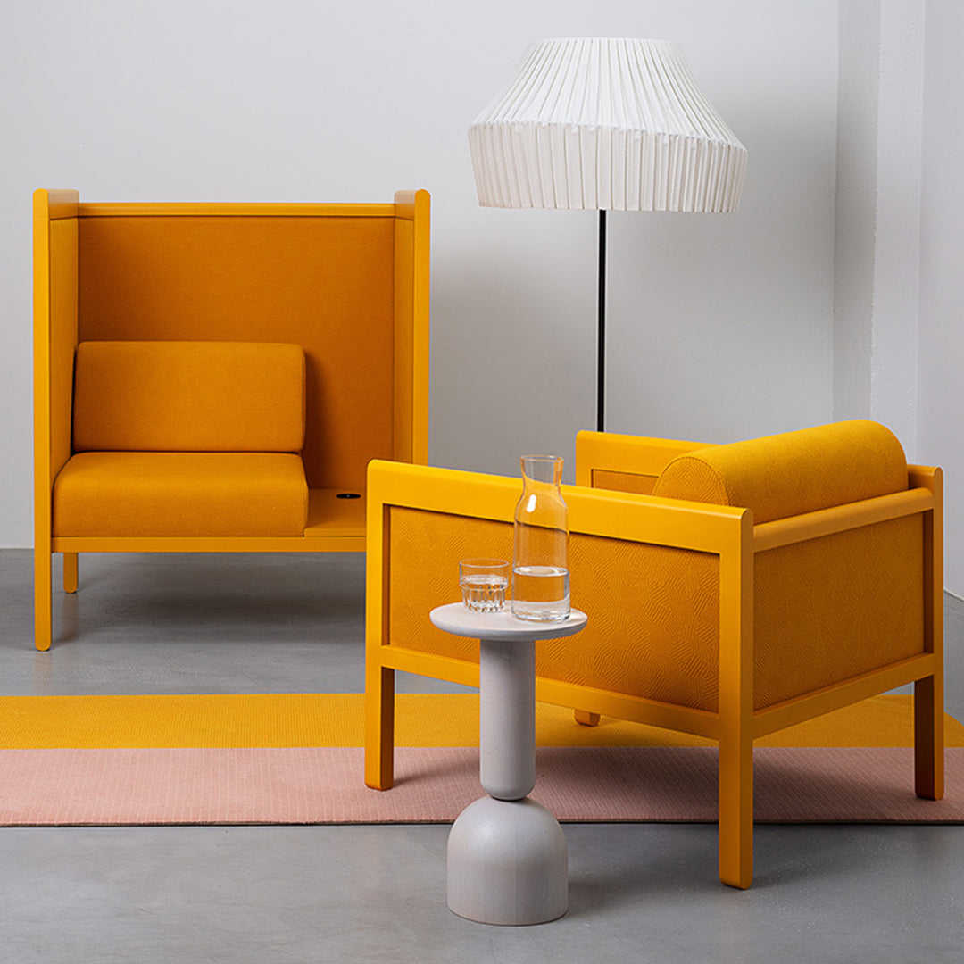 Beech Hotel Privacy Lounge Chair w/ Side Table