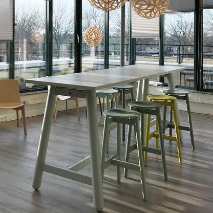 Beech Stool 75 Flat Barstool
