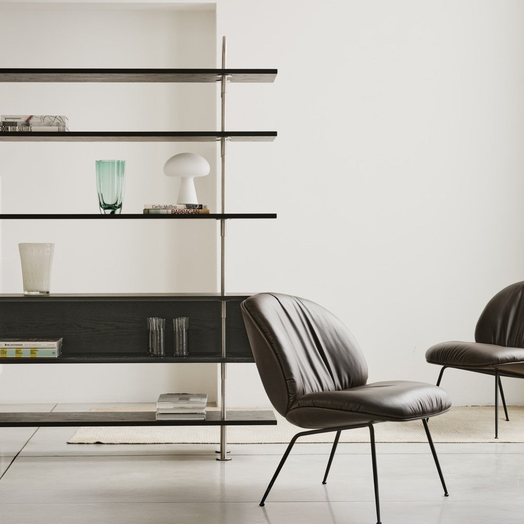 Beetle Soft Lounge Chair - Conic Base - Fully Upholstered