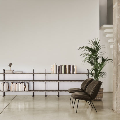Beetle Soft Lounge Chair - Conic Base - Fully Upholstered