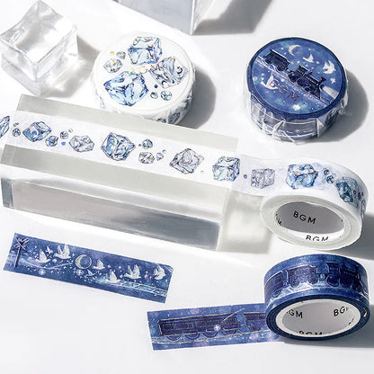 BGM Washi Tape - Foil Stamping Life - Galaxy Train