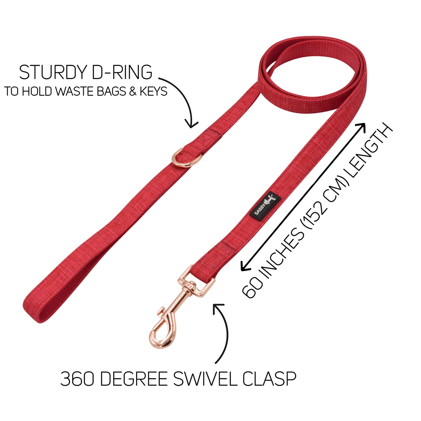 Dog Collar Three Piece Bundle - Merlot