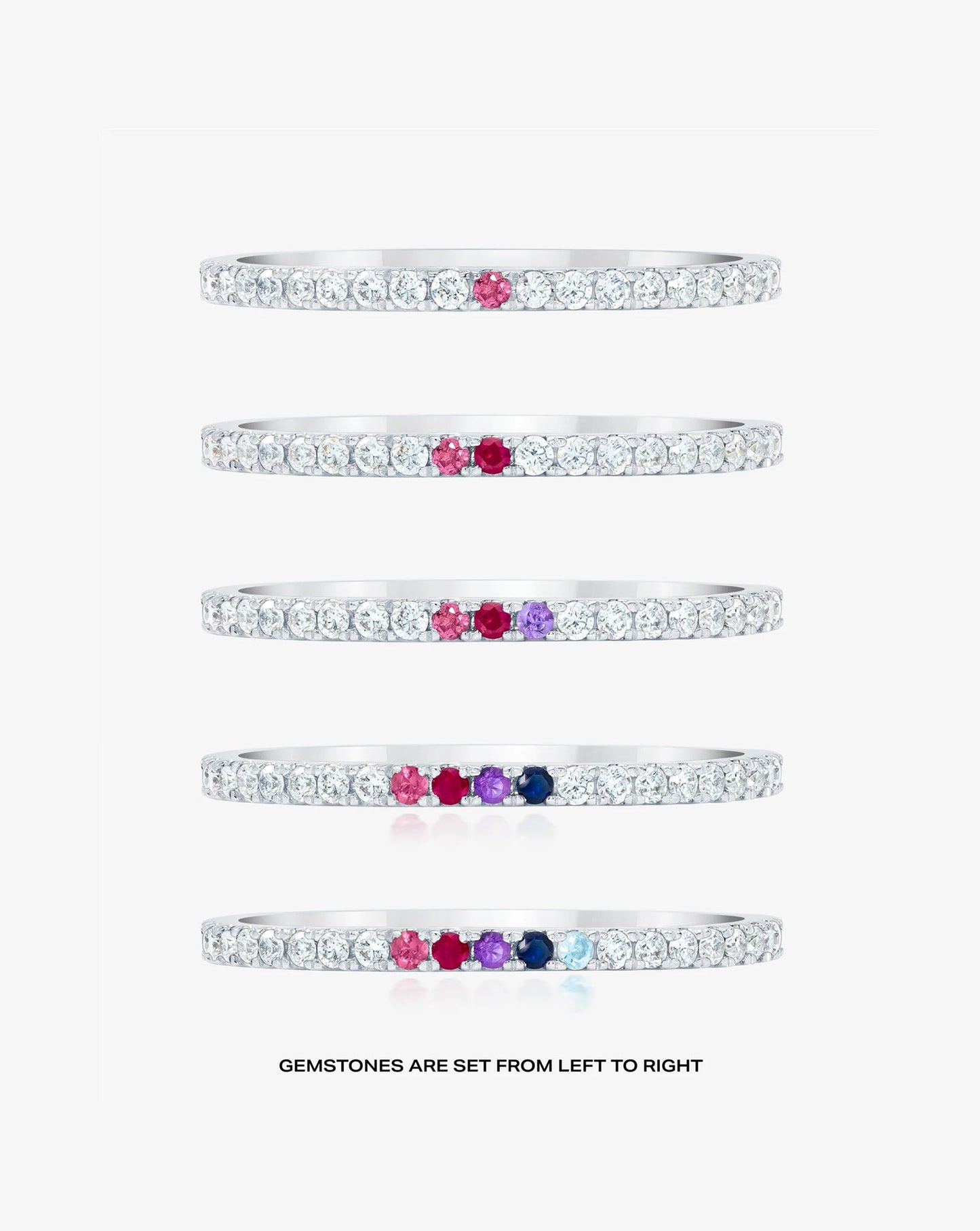 1.3 mm Personalized Perfect Pavé Diamond Ring
