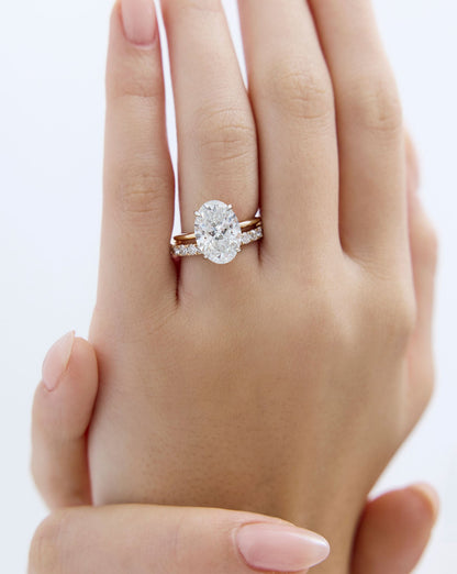 2.5 mm Personalized Classic Lab Diamond Ring